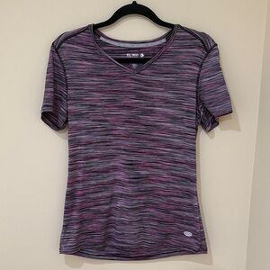 Reel Legends Women's Multicolor Short Sleeve Tee casual women’s workout Top S